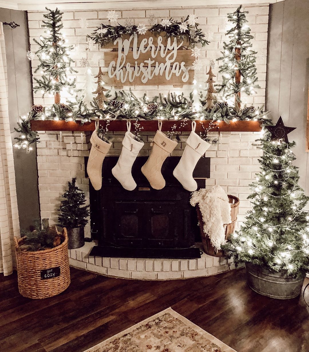 Desfavorable Limpia la habitación Deducir Ideas para decorar su chimenea esta Navidad – Su DESHOLLINADOR