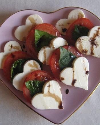 San Valentin Ensalada caprese